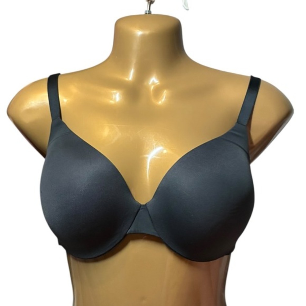SKIMS Smoothing Intimates Full Coverage Bra Onyx 34B‎ Lightly Lined NWT